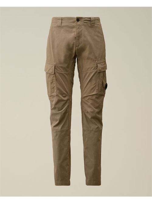 stretch sateen ergonomic lens double cargo pants C.P. COMPANY | CMPA186A-005529G359